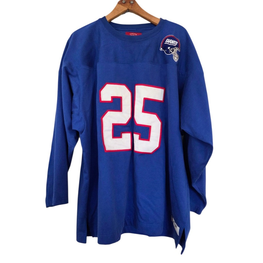 Reebok New York Giants  Gridiron Classic Jersey Shirt Patches‎ Men's 2XL NFL #25